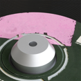 thumbnail image 1 of Audio LP Vinyl Turntables Metal Disc Stabilizer Record Player Weight Clamp HiFi Black, 1 of 7