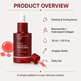 thumbnail image 3 of TVLV NAD EGF Firming Serum for Face & Neck with EGF Peptide, NAD & Collagen, Helps Improve the Look of Fine Lines, Wrinkles, Firmness, Pores & Texture, Korean Skincare, 1.01 fl oz, 3 of 8