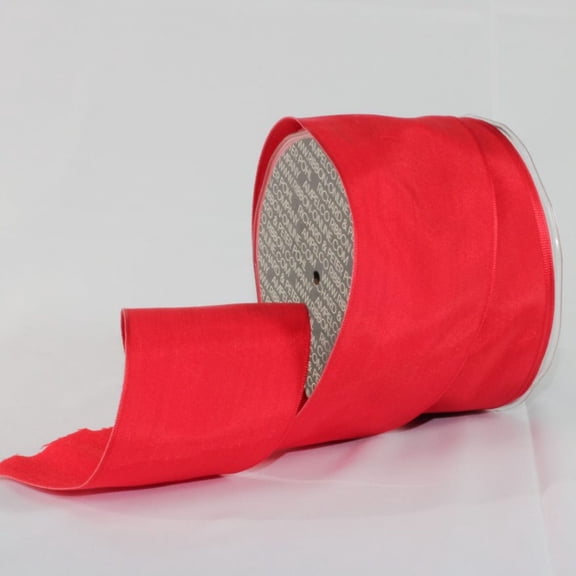 The Ribbon People Red Contemporary Wired Craft Ribbon 2.5" x 27 Yards