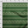 thumbnail image 3 of oneOone Rayon Olive Green Fabric Asian Paisley Block Sewing Craft Projects Fabric Prints By Yard 56 Inch Wide, 3 of 5