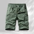 thumbnail image 2 of Mens Cargo Shorts Mens Board Shorts Athletic Shorts Breathable Sweatshorts Mens Stretch Chino Shorts Drawstring Elastic Waist Gym Shorts Women Summer Shorts for Men Beach Vacation, 2 of 4