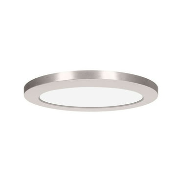 Access Lighting 3CCT LED Flush Mount in Brushed Steel Color