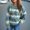 Blue, variant on Womens Sweaters Knitted Sweaters for Women Crewneck Hollow out Long Sleeve Top Gradient Color Oversized Thick Pullover Fall Winter Comfortable Party Dating Warm Top,Yellow