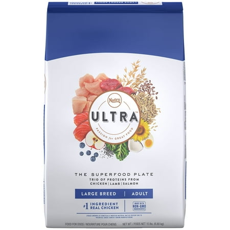UPC: 0079105103718 | NUTRO ULTRA Adult Large Breed High Protein Natural Dry Dog Food with a Trio of Proteins from Chicken Lamb and Salmon  15 lb. Bag