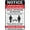 Warning Sign 3, variant on Offences Relating To Fire Exits Notice Reflective Aluminum Sign - 8"x12", Rust Free, Weather Resistant, Waterproof, Easy To Mount - Office, School, Hospital, Factory