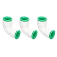 thumbnail image 2 of 10 Uds conector acodado de línea de agua PPR engrosado Plug and Play accesorio de tubería reductora para riego 25x2 0mm/1x0.8in VoborMX herramienta, 2 of 8