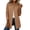 Khaki notched lapel mid length coat women a1, variant on Women's Winter Single Breasted Outerwear Long Sleeve Peter Pan Collar Outwear Solid Color Trench Coat Trendy Casual Outfit, Navy XS