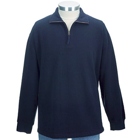 Big Men's Quarter-Zip Brushed Fleece