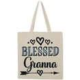 thumbnail image 3 of Inktastic Blessed Granna Grandmother Tote Bag, 3 of 5