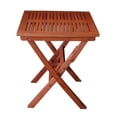 thumbnail image 2 of Vifah Table Bistro Pliante en Bois Naturel pour Extérieur, 2 of 5