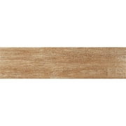 Samson 1021071 Barrique Matte Floor Tile 6X24-Inch Ocra 14-Pack
