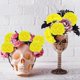 thumbnail image 4 of 50 Pcs Marigold Flower Heads Bulk Artificial Flowers with Stems DIY Marigold Garland Day of The Dead Decoration Dia De Los (Yellow,2.4 Inch), 4 of 4