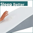 , Elevated Bed Wedge Pillow for Back Support, Acid Reflux, Leg, Neck