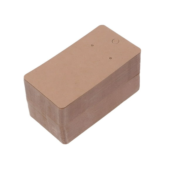 LAMIRO Earring Holder Cards Display Stand Paper Necklace Jewelry Hanging Kraft Cardboard Hair Punch Clip Accessories