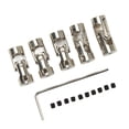 thumbnail image 1 of Acoplamiento De Eje De Junta Universal De 3 Mm, 5 Piezas Acoplador De Junta Universal RC Resistente A Impactos Ángulo De Flexión Arbitrario Acero 2 Secciones Fácil Instalación, 1 of 7