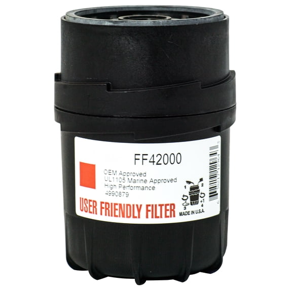 Fuel Filter FF42000  Compatible with Cummins Engines and Komatsu Equipments, Repalces# BF788 3903640 36845 25011214 86124
