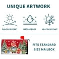 thumbnail image 5 of Christmas Winter Gnomes Mailbox Covers Standard Size 18"" X 21"" Xmas Trees Mailbox Cover Wraps Merry Christmas Mailbox Cover Magnetic Letter Post Box Cover for Home Garden Yard Decor, 5 of 6