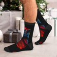 thumbnail image 7 of KLL Colorful Betta Fish Print Cool Socks Men's Women's Crew Socks Funny Crazy Novelty Stockings, 7 of 7