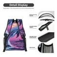 thumbnail image 4 of Rocae Hawaiian Beach Dolphin for Comfortable Student Backpack - Lightweight ,Durable School Bag Ideal for Middle School, High School, and College, 4 of 6