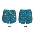 thumbnail image 3 of Pofeuu Transportations with Buildings Print Women's Athletic Shorts Running Workout Shorts Tummy Control Quick Dry Gym Shorts with Pockets Double layer sports shorts-Medium, 3 of 7