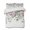 White, variant on Eucalyptus Flower Summer Quilt Set Full Size,Soft Microfiber Quilted Bedding Set with 2 Pillow Shams,Sage Green Botanical Boho Leaf Pink Lightweight All Season Bedspread Coverlet for Bedroom 78"x90"