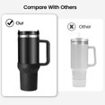 thumbnail image 4 of Funda de silicona para botas Stanley Cup Thxbag de 1,2 L, color negro, 4 of 6