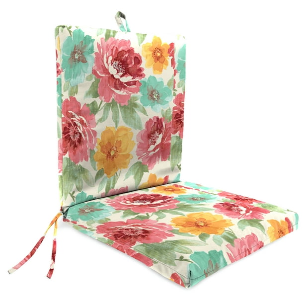 Mainstays Brand 43" x 20" Floral Teal Muree Beach Print Outdoor Chair