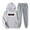14Gray, variant on guisaled Men's Sweatsuits 2 Piece Printed Cozy Athletic Jogging Tracksuits Casual Long Sleeve Hoodie Sweatpants Set Outfits