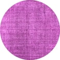 thumbnail image 1 of Ahgly Company Indoor Round Abstract Pink Contemporary Area Rugs, 3' Round, 1 of 4
