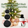 thumbnail image 2 of FurNest Snowman Hat Mini Black Top Hats DIY Decoration Chrismas New year DIY, 2 of 9