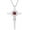 01-Jan Birthstone - Garnet, variant on FANCIME Birthstone Cross Necklace for Women Birthstone Necklace Heart Infinity Cross Pendant Necklace Fine Jewelry Christmas Birthday Holiday Gifts for Her, 16"+2" Inches