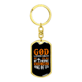 thumbnail image 4 of Each Of Us God Loves Stainless Steel or 18k Gold Premium Swivel Dog Tag Keychain, 4 of 8
