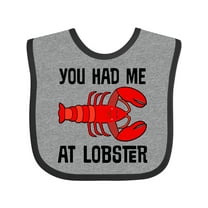 Inktastic Funny Lobster Lover Kids Seafood Boys or Girls Baby Bib