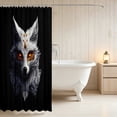thumbnail image 3 of Erosebridal Fox Shower Curtain 72Wx72L for Boys Girls, Golden Swirls Waterproof Bathroom Curtain, 3 of 5