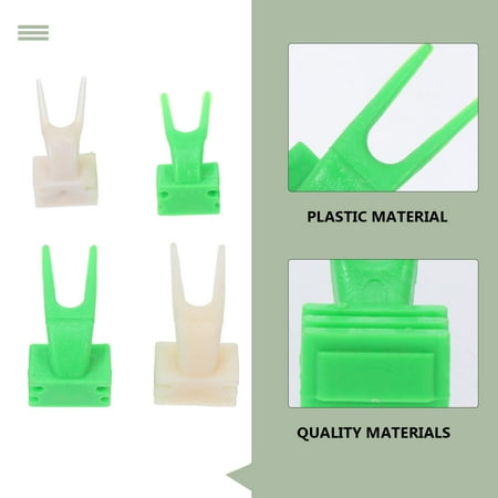 BESTYASH 100 Pcs Bird Cage Feeder Clips made Plastic for Parrots Supplies BESTYASH 100 Pcs Bird Cage Feeder Clips made Plastic for Parrots Supplies