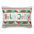 thumbnail image 2 of Creative Products Holly Jolly 14x20 Spun Poly Pillow, 2 of 3
