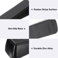 thumbnail image 3 of Uxcell 2 juegos de topes de puerta fuertes con soporte adhesivo y protectores, negro, 3 of 7