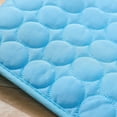 thumbnail image 3 of Summer Dog Cooling Mat & Sleeping Pad, Pet Summer Pads Cat Ice Silk Self Bed Sleeping Washable & Portable Cushion Home or Outdoor for Kennel/Sofa/Bed/Floor/Car Seats Small Medium Large Dogs Cats, 3 of 7
