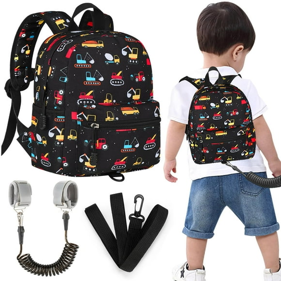 Arnés de mochila para niños pequeños Accmor Black Excavator con correa