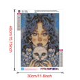thumbnail image 2 of 5D bricolaje completo taladro diamante pintura niña Cruz puntada mosaico arte Kit pared arte, 2 of 8
