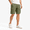 Army Green, variant on Camo Cargo Shorts Mens Drawstring Knee Length Elastic Waist Lightweight with Pockets Khaki L