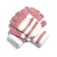 thumbnail image 5 of Cheers.US 1 Pair Convertible Fingerless Gloves Winter Knitted Mitten Gloves Fine Texture Convenient Keep Warm Flip Fingerless Gloves, 5 of 8