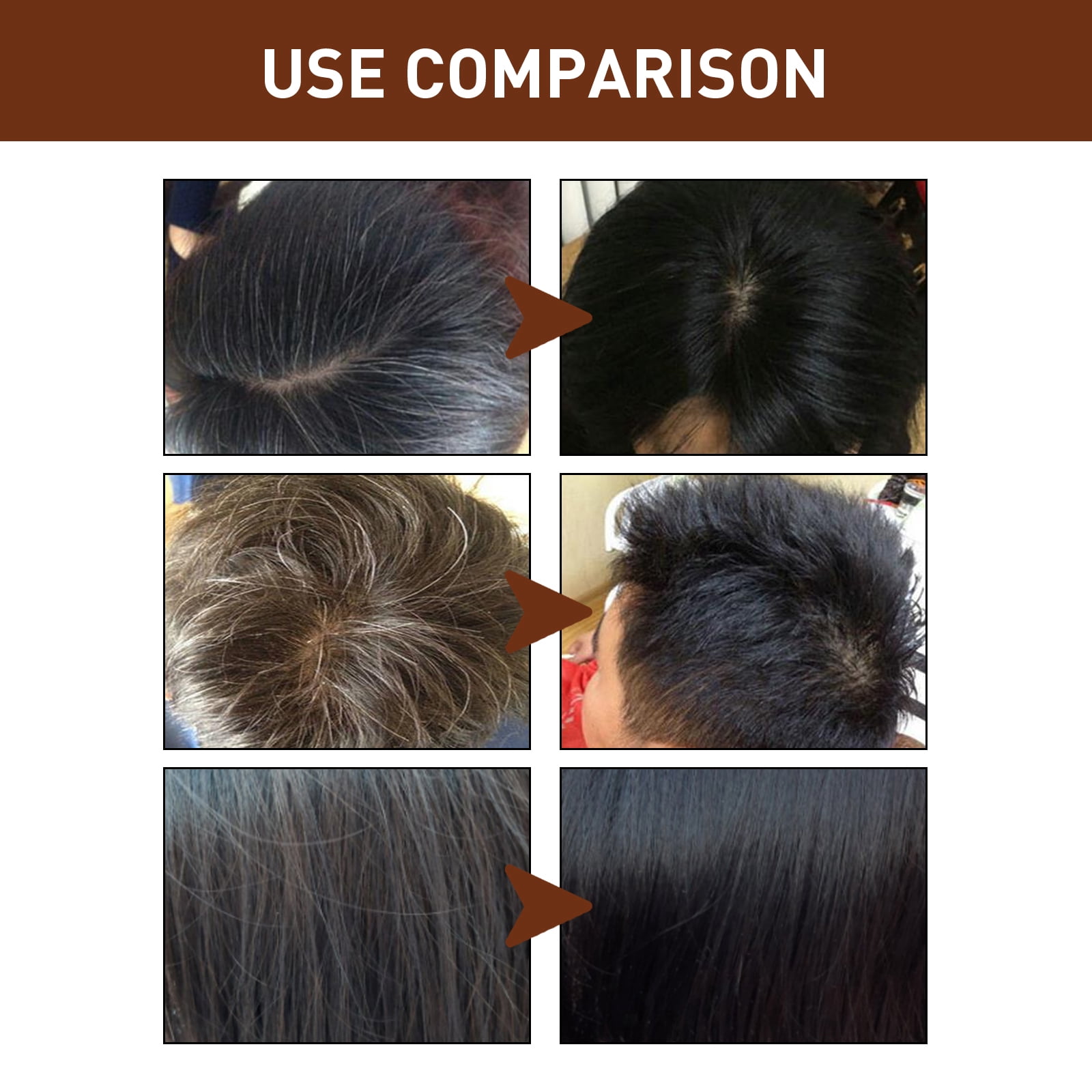 Alvantor Natural Darkening Shampoo Bar with Polygonum Multiflorum for Gray Hair, Hair Moisturizing Smoothing Shampoo