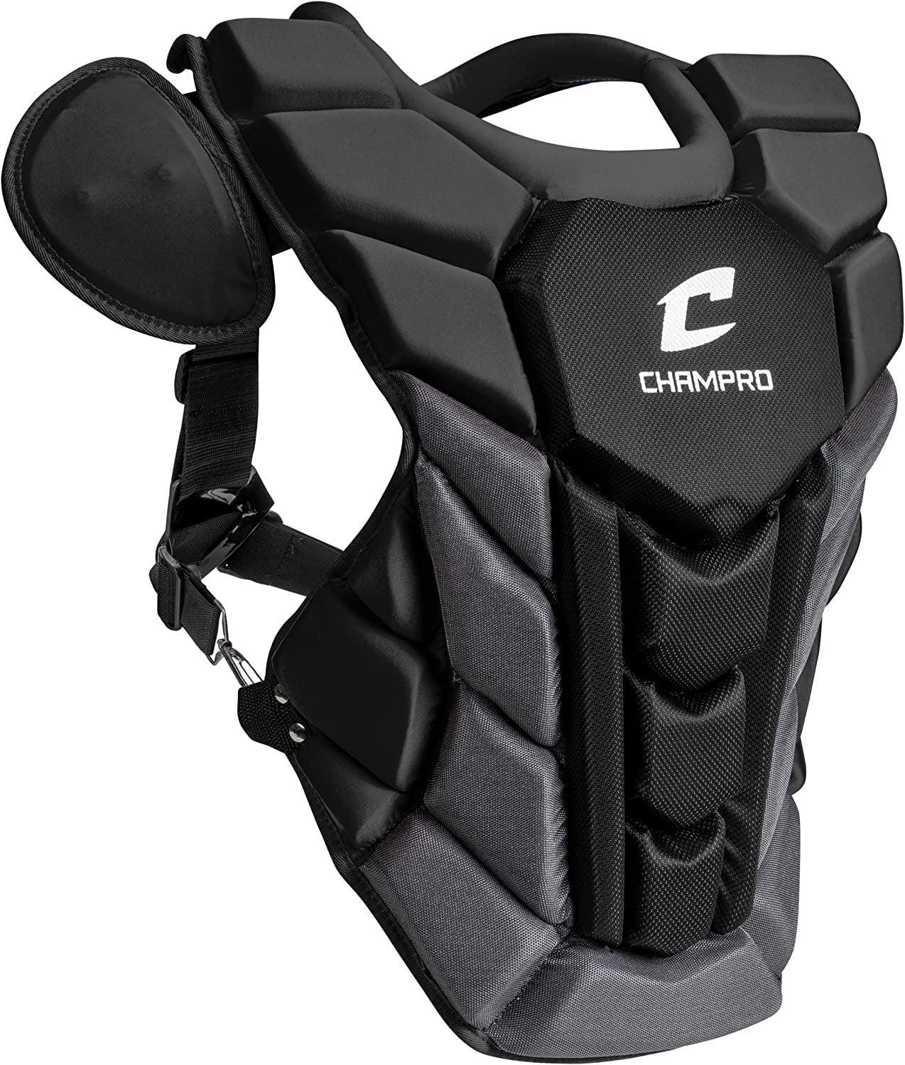 CHAMPRO Optimus Pro Plus Chest Protector, 15.5", Black