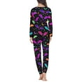 thumbnail image 3 of FKELYI Halloween Star Bats Women Pj Set 2-Pack Lightweight Home Pajamas for Ladies Night Casual Adult Pajamas Women Size XL, 3 of 5