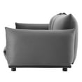 thumbnail image 4 of Sofa, Velvet, Grey Gray, Modern Contemporary Urban Design, Living Lounge Room Hotel Lobby Hospitality, 4 of 7