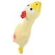 thumbnail image 2 of EeaseMX Juguetes de látex para perros con forma de pollo chillón, con sonido de dibujos animados, para masticar y morder, color amarillo, 2 of 7