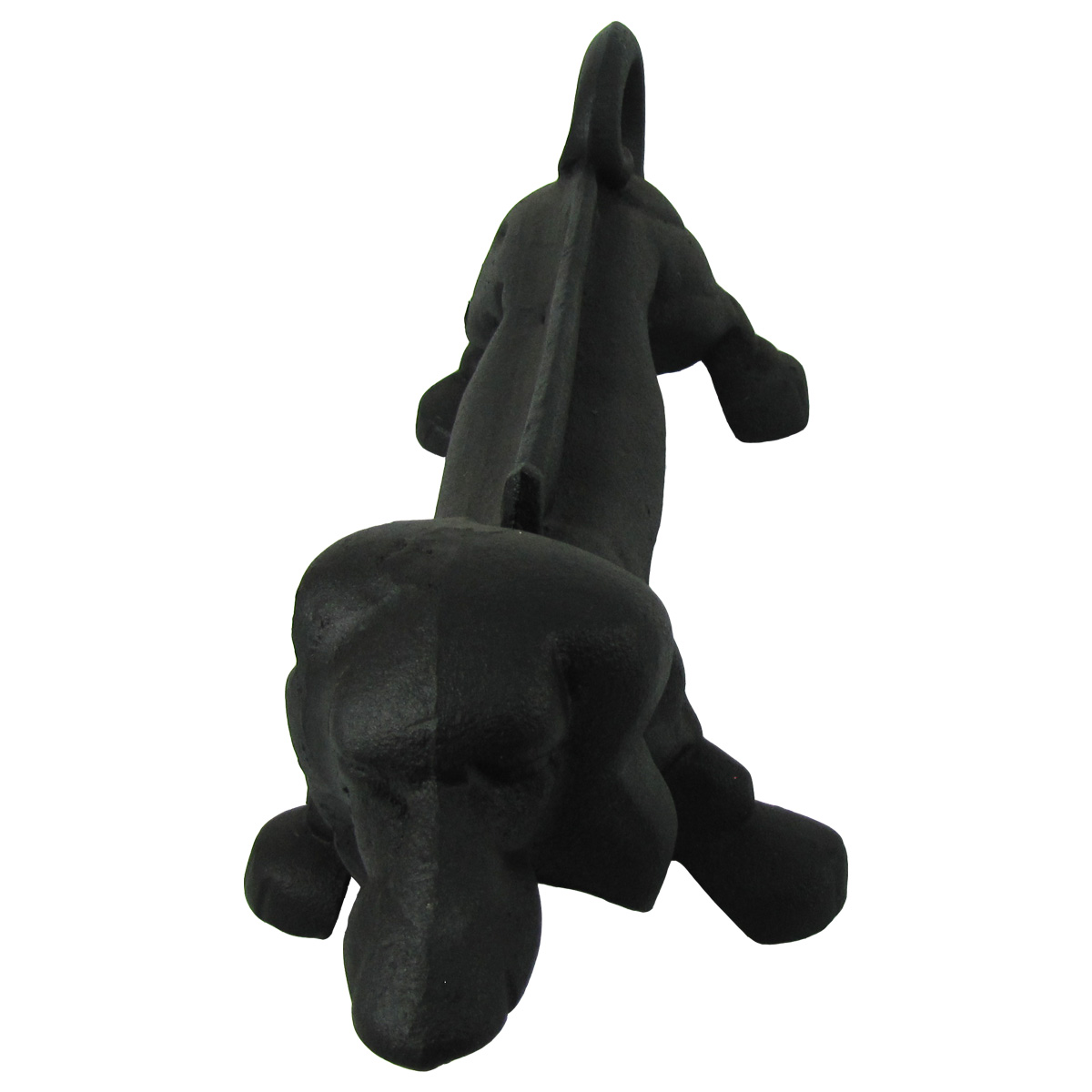 Antique Cast Iron Black Metal Dachshund Weiner Dog Boot/Shoe Scraper Wiener Dogs - image 2 of 2