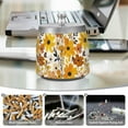 thumbnail image 6 of Yayeee Ashtray with Lid for Cigarette Smokeless Stainless Steel Home Ash Holder, Yellow Flowers, 6 of 7