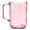 Watermelon Red, variant on Transparent Mouthwash Cup, Handle Bathroom Tumbler, Curved Rim Toothbrush Cup, Oral Care Container, Multicolor Bathroom Rinse Cup, Countertop Bathroom Accessory Cup for Daily Use, Blue